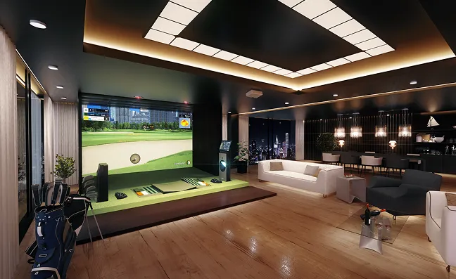 Luxury simulator lounge powered by TwoVision NX
